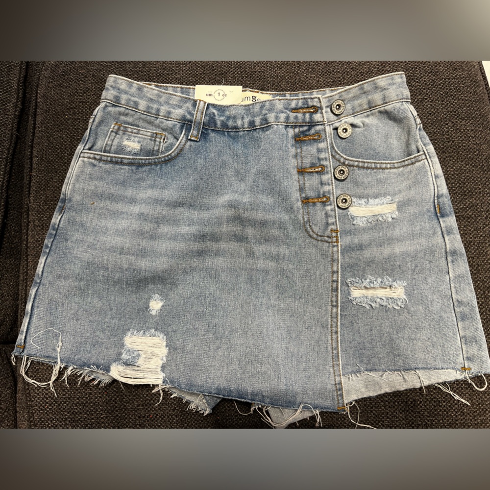 Umgee denim skort